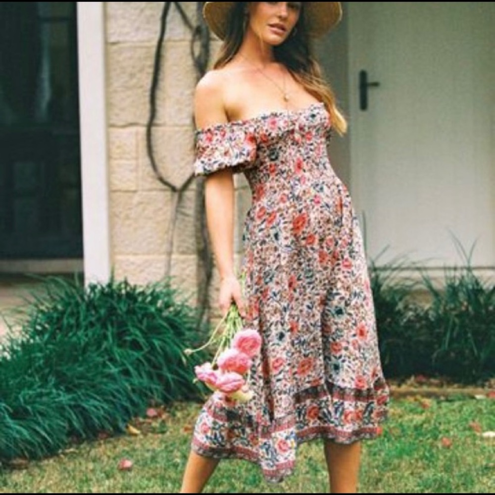 Arnhem Juliet shirred dress